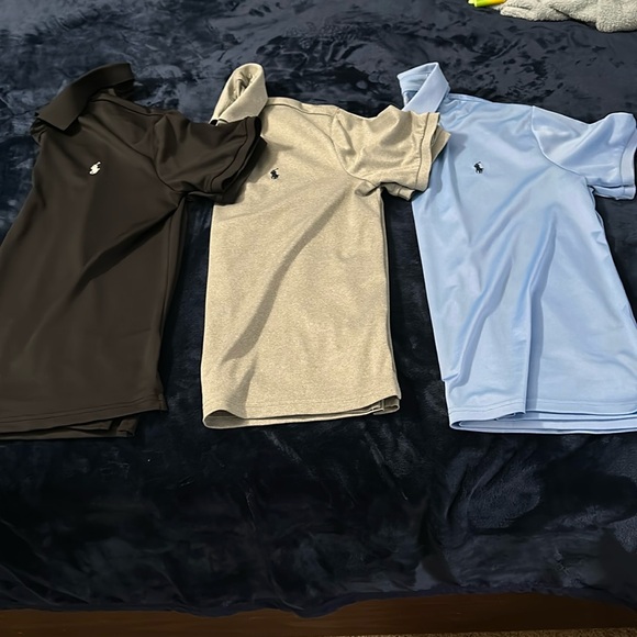 Polo Ralph Lauren | Shirts | Polo Ralph Lauren Size Large 3 Polos Blue ...